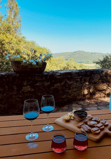 Uitzicht over de vallei